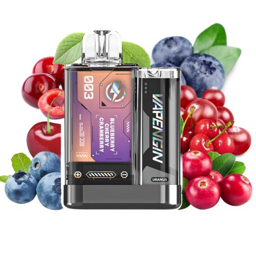 Descartável Kit Venus Cherry Cranberry Blueberry 600 Puff 20mg - Vapengin