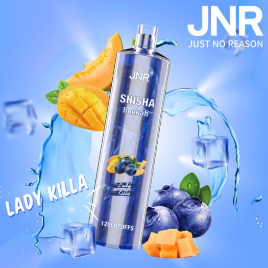Descartável LADY KILLA Shisha Hookah JNR 12000 Puff SEM NICOTINA