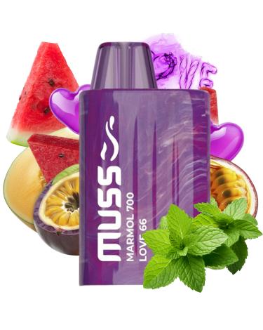 Descartável LOVE 66 Muss Marmol 700 Puff  20mg