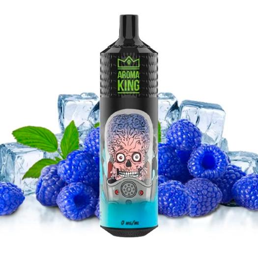Descartável Mars Blue Razz Ice 9000 Puff - SEM NICOTINA - Aroma King