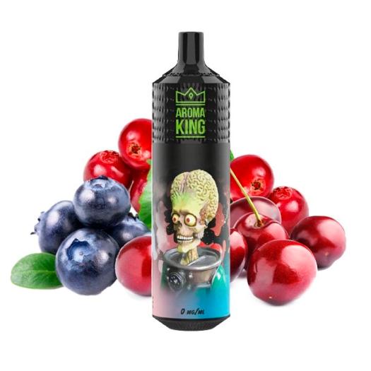 Descartável Mars Blueberry Cherry Cranberry 9000 Puff - SEM NICOTINA - Aroma King