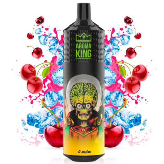 Descartável Mars Cherry Ice 9000 Puff - SEM NICOTINA - Aroma King