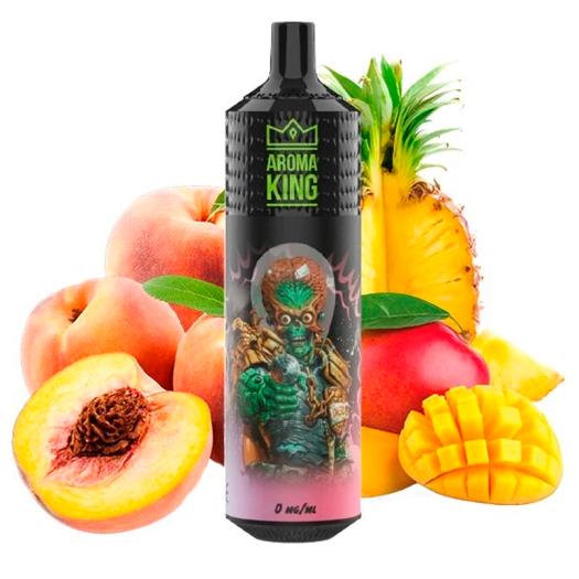 Descartável Mars Peach Mango Pineapple 9000 Puff - SEM NICOTINA - Aroma King