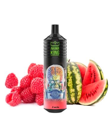 Descartável Mars Raspberry Watermelon 9000 Puff - SEM NICOTINA - Aroma King