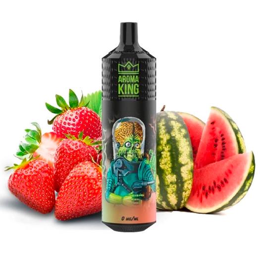 Descartável Mars Strawberry Watermelon 9000 Puff - SEM NICOTINA - Aroma King