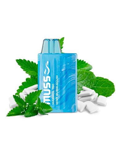 Descartável Mint Bubblegum Muss Marmol 700 Puff  20mg