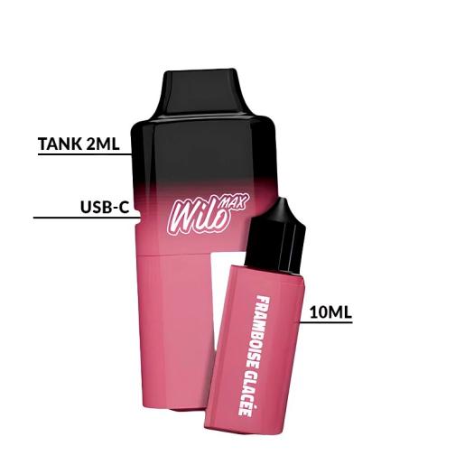 Descartável | Mojito Frappe | WiloMax 5000 puffs 10mg 2ml + 10ml