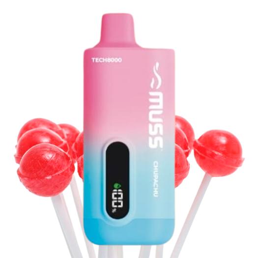 Muss Tech8000 CHUPACHU Descartável - Sem Nicotina 8000 Puffs
