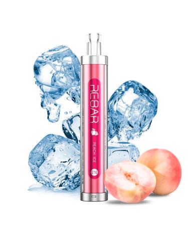 Descartável Peach Ice 20mg - Rebar by Lost Vape