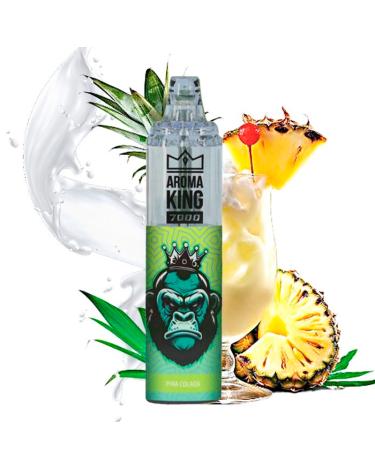 Descartável PINA COLADA Tornado 7000 Puff SEM NICOTINA - Aroma King