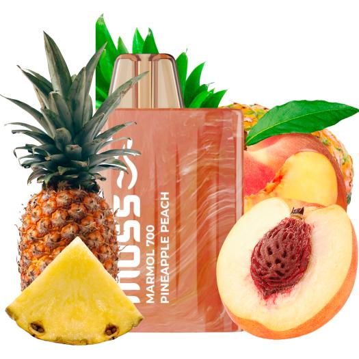 Descartável PINEAPPLE PEACH Muss Marmol 700 Puff  20mg