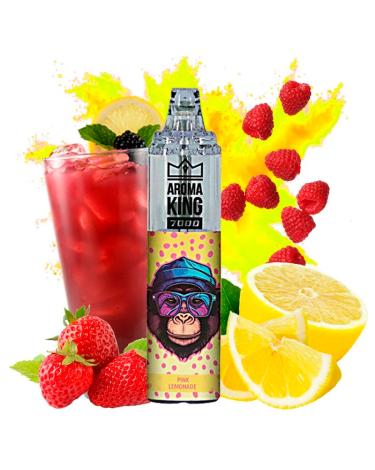 Descartável PINK LEMONADE Tornado 7000 Puff SEM NICOTINA - Aroma King