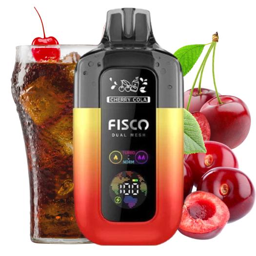 Descartável Plug Cherry Cola 10000 puffs 2ml + 10ml - Fisco Point