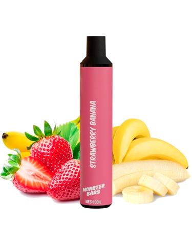 Descartável Strawberry Banana 20mg - Monster Bar