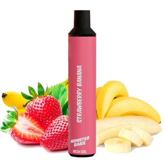 Descartável Strawberry Banana 20mg - Monster Bar