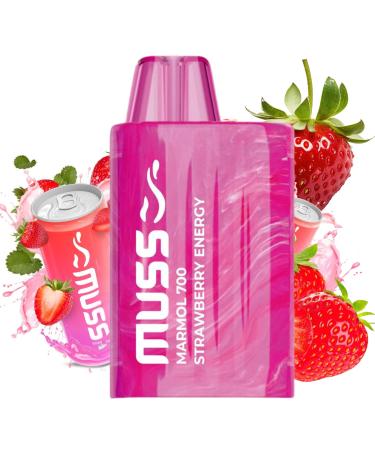 Descartável Strawberry ENERGY Muss Marmol 700 Puff  20mg