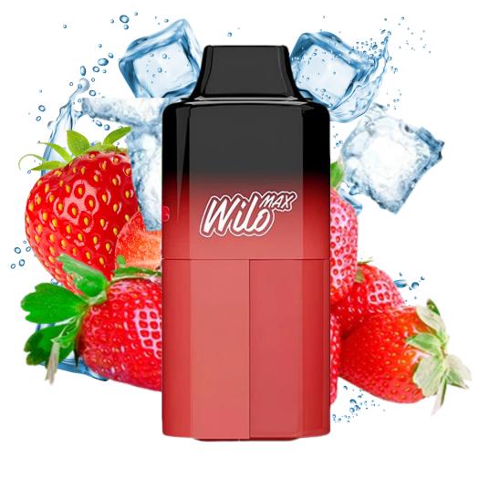 Descartável | Strawberry Ice | WiloMax 5000 puffs 10mg 2ml + 10ml