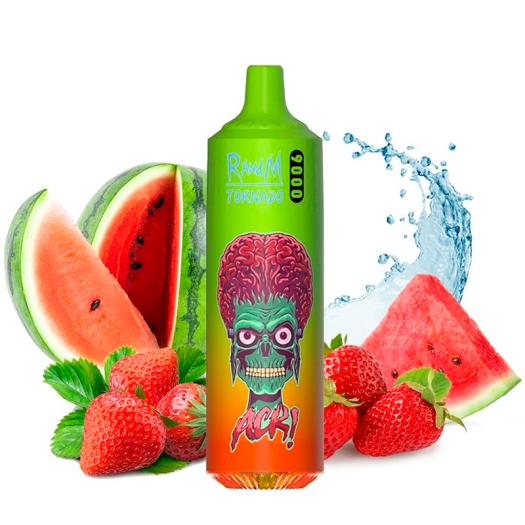 Descartável STRAWBERRY WATERMELON Tornado 9000 Puff - 600mAh Fumot SEM NICOTINA