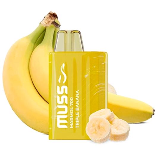 Descartável Triple Banana Muss Marmol 700 Puff  20mg Descartável Triple Banana Muss Marmol 700 Puff  20mg