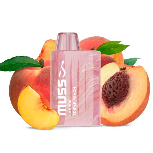 Descartável Triple Peach Muss Marmol 700 Puff  20mg