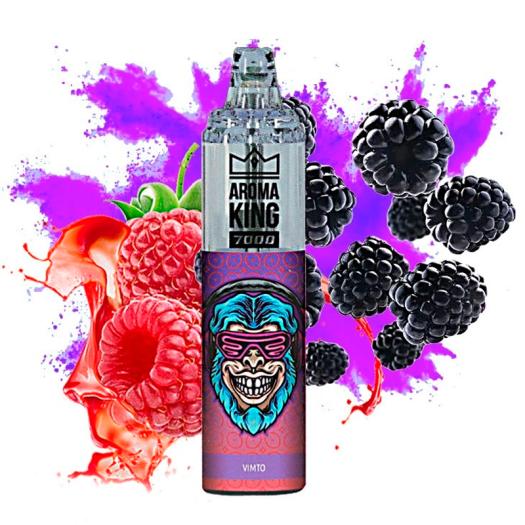 Descartável VIMTO Tornado 7000 Puff SEM NICOTINA - Aroma King