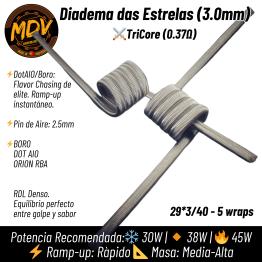 Diadema das Estrelas 3Core 3.0mm | MDV Coils |