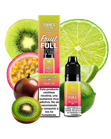 Kiwi Passion Lime Dinner Lady Salts Fruit Full 10ml