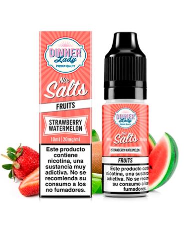 Dinner Lady Salts Strawberry Watermelon 10ml