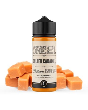 District One 21 Salted Caramel 100ml + Nicokits gratis - Five Pawns Legacy