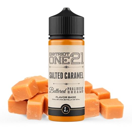 District One 21 Salted Caramel 100ml + Nicokits gratis - Five Pawns Legacy