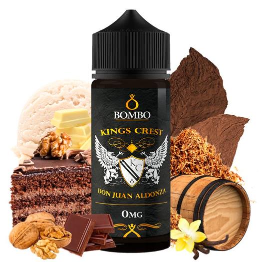 Don Juan Aldonza - Kings Crest & Bombo 100 ml + Free Nicokit Don Juan Aldonza - Kings Crest & Bombo 100 ml + Free Nicokit