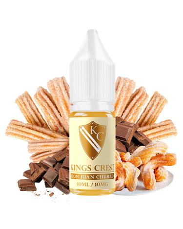 Don Juan Churro 10ml - Kings Crest Salts 10 mg y 20 mg - Líquido con SALES DE NICOTINA