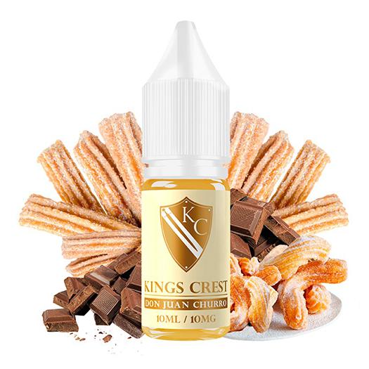 Don Juan Churro 10ml - Kings Crest Salts 10 mg y 20 mg - Líquido con SALES DE NICOTINA