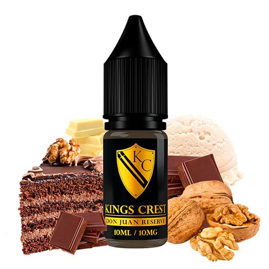 Don Juan Reserve 10ml - Sais Kings Crest 10mg e 20mg - Líquido com SAIS DE NICOTINA