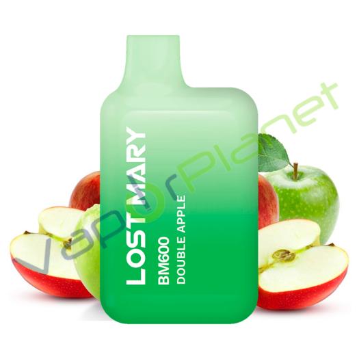 DOUBLE APPLE Elf Bar Lost Mary BM600 20mg Sal - Descartável