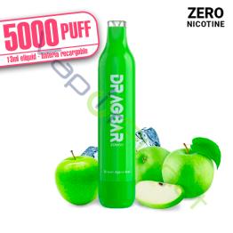 Dragbar GREEN APPLE ICE 13ml - 5000 PUFF - Zovoo by VooPoo - Descartável SEM NICOTINA