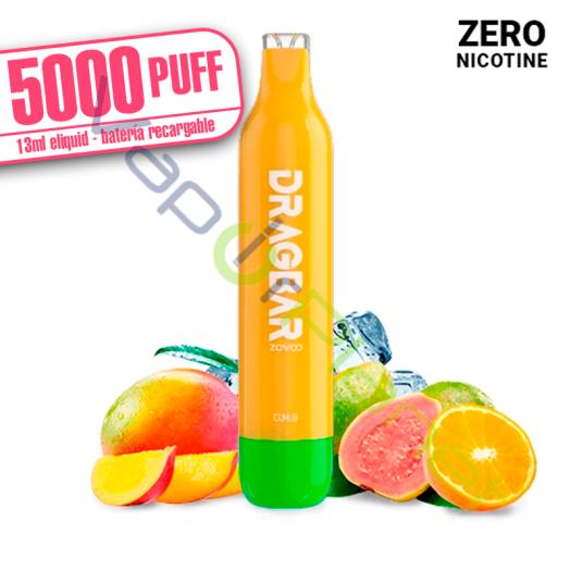 Dragbar ORANGE MANGO GUAVA 13ml - 5000 PUFF - Zovoo by VooPoo - Descartável SEM NICOTINA