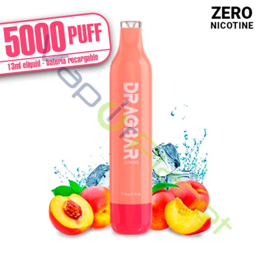 Dragbar PEACH ICE 13ml – 5000 PUFF – Descartável SEM NICOTINA Dragbar PEACH ICE 13ml – 5000 PUFF – Descartável SEM NICOTINA