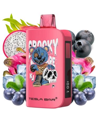 DRAGON FRUIT BLUEBERRY ICE ST 10000 Puff Tesla Bar by Teslacigs