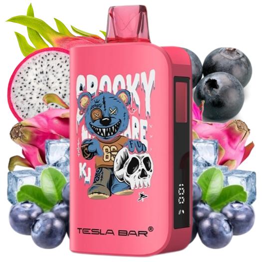 DRAGON FRUIT BLUEBERRY ICE ST 10000 Puff Tesla Bar by Teslacigs