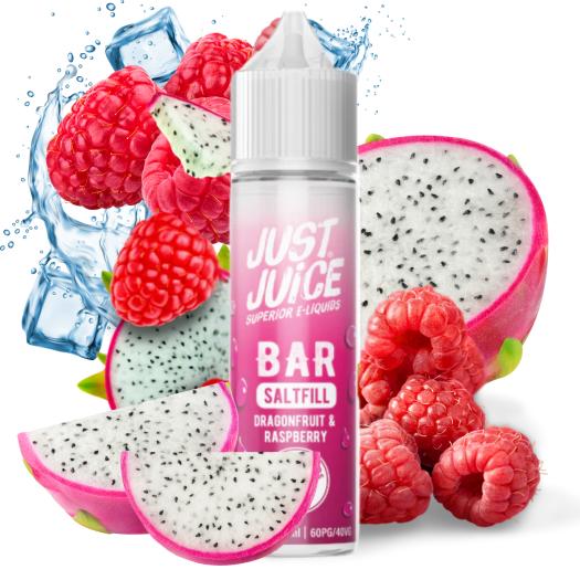 Dragonfruit Raspberry Bar Saltfill Just Juice 40ml/60