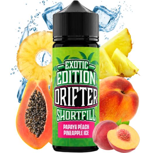 Drifter Exotic Papaya Peach Pineapple Ice 100ml Shortfill