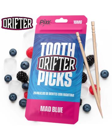 Palitos de dente Drifter Mad Blue 10mg | Drifter Tooth Picks (20uds)