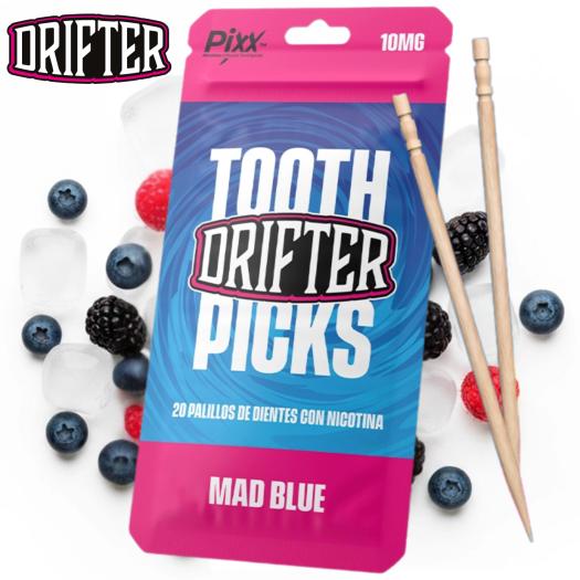 Palitos de dente Drifter Mad Blue 10mg | Drifter Tooth Picks (20uds)