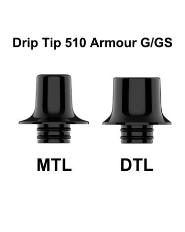 Drip Tip 510 Armour G/GS - MTL/DL (2pcs) - Vaporesso