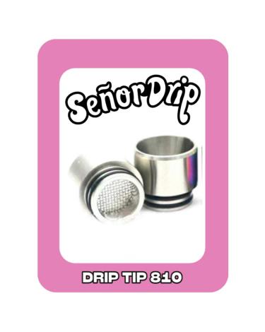 Drip Tip 810 Metálico Anti-Vazamento - Señor Drip Tip