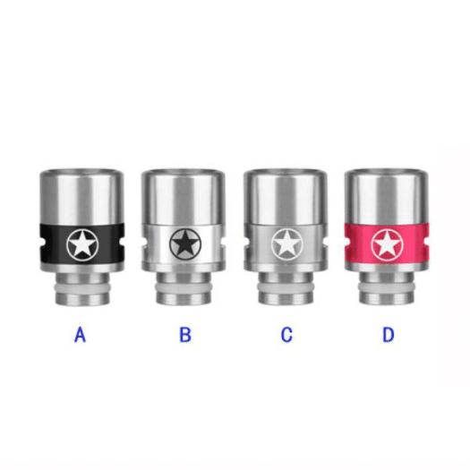 Drip Tip SS com controle de ar ajustável(510)