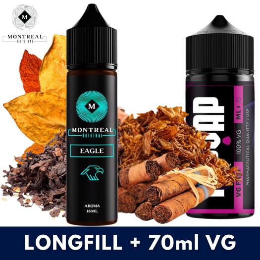 EAGLE 16ml/60 (Longfill) Montreal Original + 70ml VG Fast