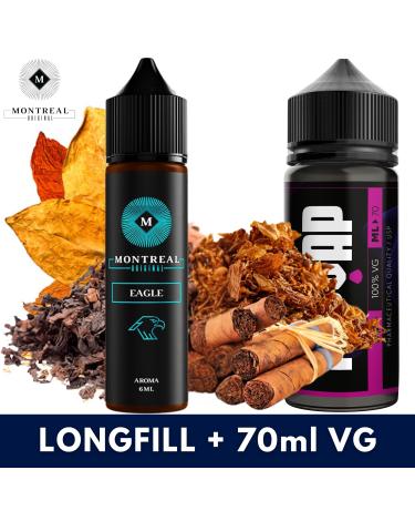 EAGLE 6ml/60 (Longfill) Montreal Original + 70ml VG
