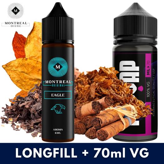 EAGLE 6ml/60 (Longfill) Montreal Original + 70ml VG